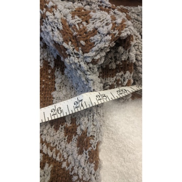 POL Waterfall Aztec Popcorn Cardigan Medium - Picture 4 of 8